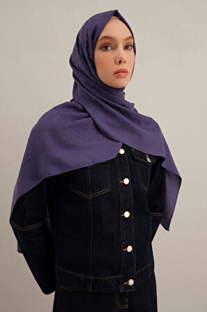 Mor Link Desen  Bambu Cotton Şal  68