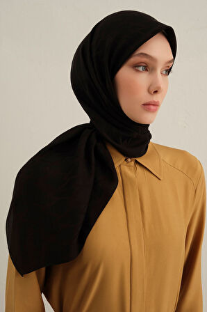 Siyah Lyocell Eşarp  01