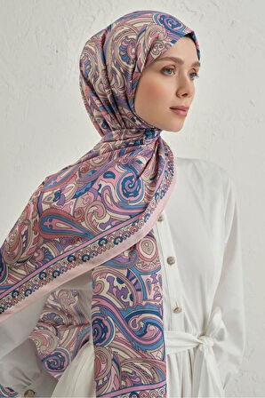 Pembe Pure Etnik Desen Şal-2   27