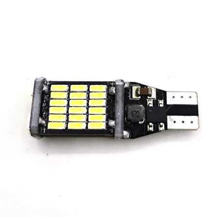 T15 W16w Led Ampul (TURUNCU ) 2 Adet