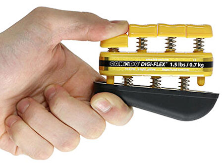 CanDo Digi-Flex el egzersiz aleti - Sarı, x-light - Parmak-10-0740
