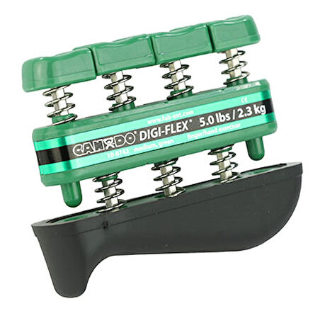 Libor CanDo® Digi-Flex® Hand Exerciser - Green, Medium - Finger (5.0 lb) / hand (16.0 lb)10-0742