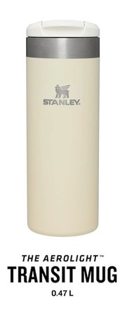 Stanley The Aerolight Transit Mug 0.47L / 16oz Krem 10-10787-217 Krem