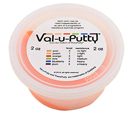 Libor Val-u-Putty Egzersiz Macunu - Turuncu (yumuşak) - 2 oz: