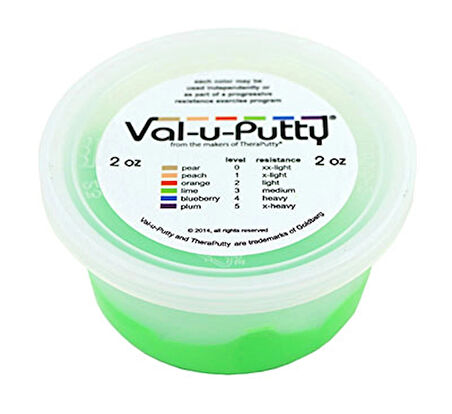 Libor Val-u-Putty Egzersiz Macunu - 6 Parçalı Set - 2 oz: