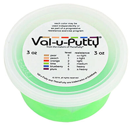 Libor Val-u-Putty Egzersiz Macunu - Kireç (orta) - 3 oz: