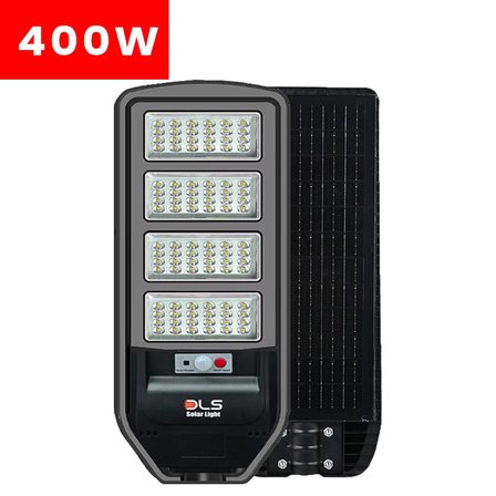 10'lu Paket DLS 400W Güneş Enerjili Solar Sokak Lambası Hareket Sensörlü LED Bahçe Aydınlatması