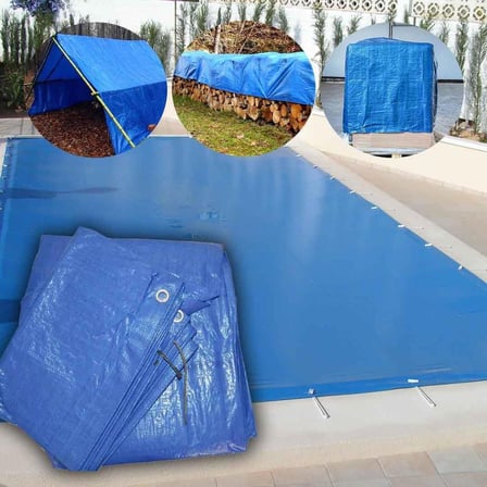 Emek Çadır Kumaşı Branda Tente UV Güneşlik Gölgelik Koruma Yağmur Su Geçirmez - 4x5 Metre - 10 Paket