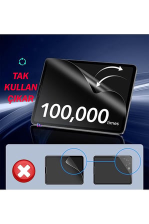 iPad 7 8 9.Nesil 10.2 inç Uyumlu Mıknatıslı Mat Kağıt Hissi Çizim Paperlike Tak Çıkar Ekran Koruyucu