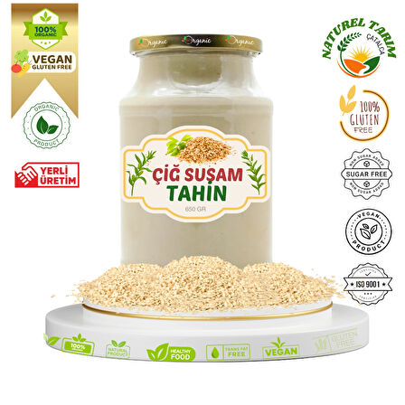 NATUREL ORGANİK ÇİĞ SUSAM TAHİNİ