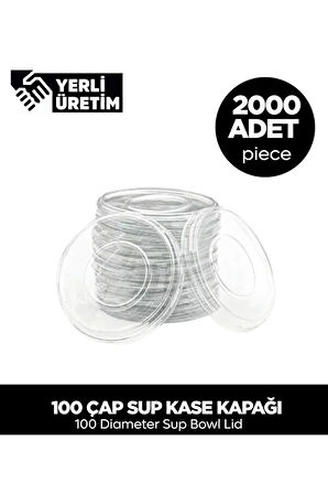 100 Çap Sup Kase Kapağı – 2.000 Adet