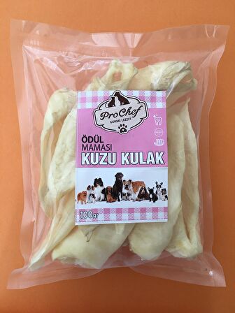 Prochef 100 Gr Kuzu Kulak Doğal Katkısız Köpek Kemiği & Ödül Maması