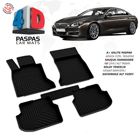 Bmw 6 Serisi F06 4D Havuzlu Paspas 2011 – 2018 Model