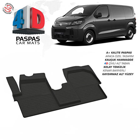  Toyota Proace Cargo 4D Havuzlu Paspas 2025 Model Ve Sonrası