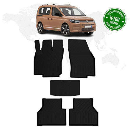 Volkswagen Caddy 4D Havuzlu Paspas 2020 Model Ve Sonrası