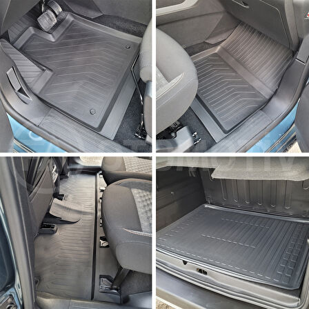 Toyota Proace City 4D Havuzlu Paspas ve Bagaj Havuzu 2024 Model Ve Sonrası