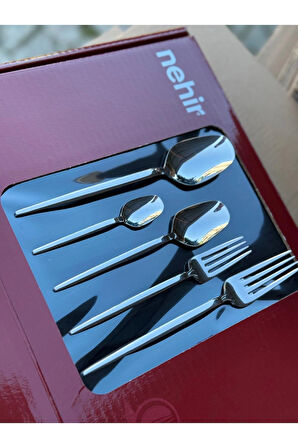 60 parça 12 Kişilik Lüks Çatal Kaşık Seti