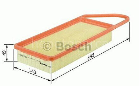 CITROEN C3 1.4 HDi (09.2005 - 09.2009) BOSCH Filtre Seti filitre