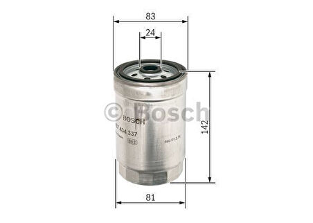 FIAT Doblo 1.9 JTD (10.2001 - 01.2004) BOSCH Filtre Seti filitre