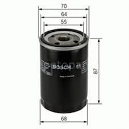 FIAT Siena 1.4 i.e (03.2000 - 06.2001) BOSCH Filtre Seti filitre