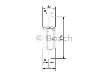 FORD Focus 1.6i FFV (10.2001 - 05.2005) BOSCH Filtre Seti filitre