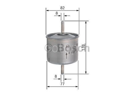 FORD Mondeo 2.0i (08.1996 - 09.2000) BOSCH Filtre Seti filitre
