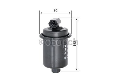 HYUNDAI Atos 1.0i (07.2001 - 12.2003) BOSCH Filtre Seti filitre