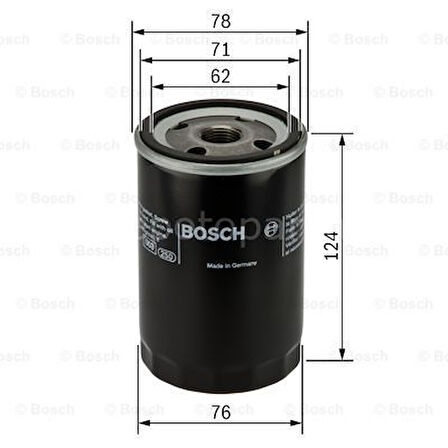 MERCEDES-BENZ 190 E 1.8 (05.1992 - 08.1993) BOSCH Filtre Seti filitre