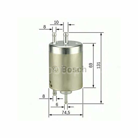 MERCEDES-BENZ A 210 Evolution (03.2002 - 08.2004) BOSCH Filtre Seti filitre