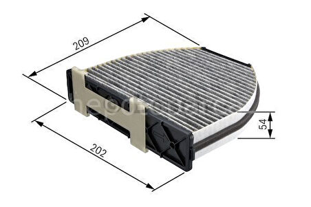 MERCEDES-BENZ CLK 320 Coupe (01.1997 - 09.2002) BOSCH Filtre Seti filitre