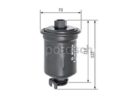 MITSUBISHI Pajero 3.5i (11.1993 - 02.2000) BOSCH Filtre Seti filitre