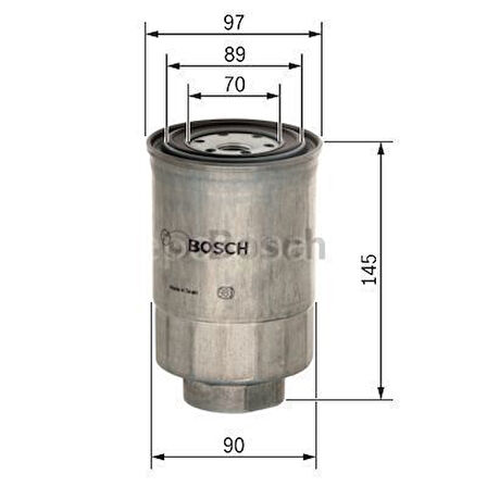 NISSAN Almera 2.2 Diesel Turbo Hatchback (02.2003 - 11.2006) BOSCH Filtre Seti filitre