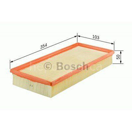 PEUGEOT 206+ 1.4 (04.2010 - 05.2013) BOSCH Filtre Seti filitre