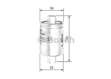 ROVER 25 1.6i 16V (02.2000 - 05.2005) BOSCH Filtre Seti filitre