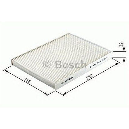 SKODA Fabia 1.4 Combi (12.1999 - 01.2001) BOSCH Filtre Seti filitre
