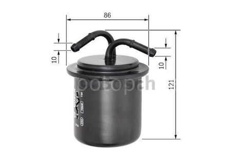 SUBARU Forester 2.5i Turbo 4x4 (06.2005 - 11.2007) BOSCH Filtre Seti filitre