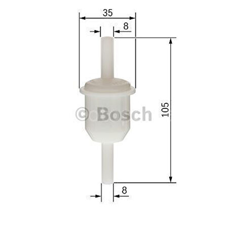 VOLVO 740 2.3 (08.1984 - 07.1987) BOSCH Filtre Seti filitre