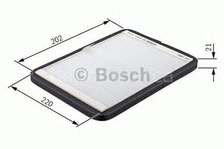 VOLVO S40 1 I 1.9D (08.2000 - 01.2004) BOSCH Filtre Seti filitre