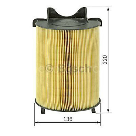 VW (VOLKSWAGEN) Jetta 1.4 TSI (07.2012 - 07.2014) BOSCH Filtre Seti filitre