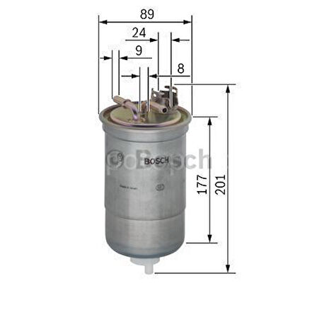 VW (VOLKSWAGEN) Passat 1.9 TDI (02.2000 - 11.2000) BOSCH Filtre Seti filitre
