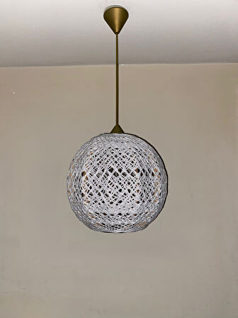 Bohem,Ahşap Gövde,Rustik,Modern,Doğal El Yapımı Sarkıt Avize