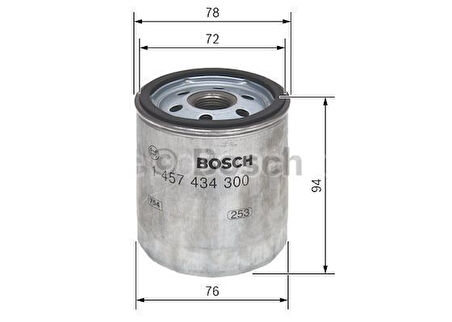TOYOTA Hilux 2.4 Diesel (08.1984 - 07.1998) BOSCH Filtre Seti filitre