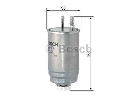 ALFA ROMEO Giulietta 1.6 JTDM (05.2010 - 12.2015) BOSCH Filtre Seti filitre