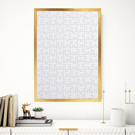1000 Parça Puzzle Çerçevesi Altınsarısı