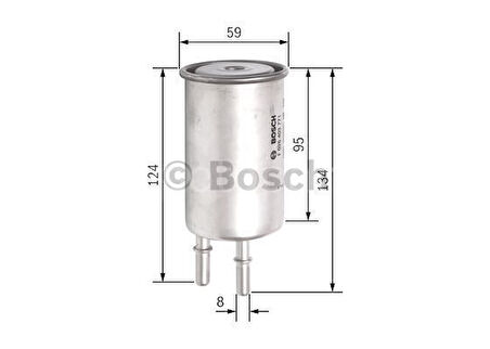VOLVO V40 2 II T3 (09.2012 - 07.2015) BOSCH Filtre Seti filitre