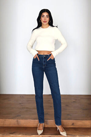 Lacarino7527 Kadın Mom Jean Pantolon