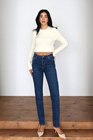 Lacarino7527 Kadın Mom Jean Pantolon