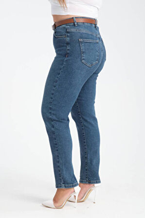 Lacarino 7531 Mom Kadın Jean Pantolon