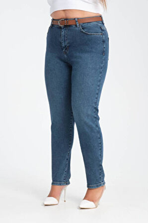 Lacarino 7531 Mom Kadın Jean Pantolon