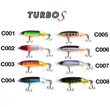 NANIWAOSAKASHI TURBO S 10CM 13 GR SAHTE BALIK C007